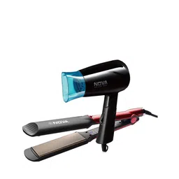 NOVA Set of NHS 870 Hair Straightener & NHP 8100/05 Hair Dryer-image-28