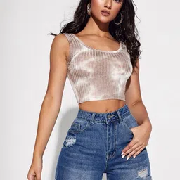 Outzidr Women Mildly Distressed Mid Rise fwd Shorts-image-36