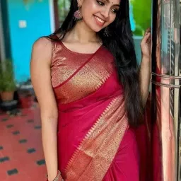 FLUXUS Woven Design Zari Handloom Banarasi Saree image 2