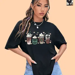 Metronaut Women 2 Printed Hooded Applique T-shirt-picture-37