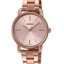 CASIO Enticer Ladies Rose Gold Analogue Watch A1795 image 1