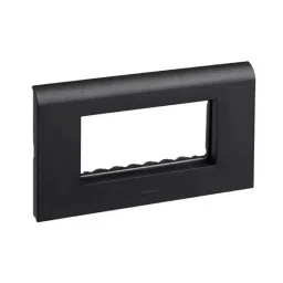 Legrand Myrius Black Plates With Frame White Plate-4 Module 6732 28 (Pack of 2) image 3