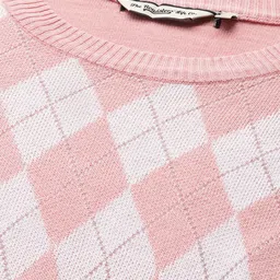 The Roadster Lifestyle Co. Argyle Checked Pullover image 2
