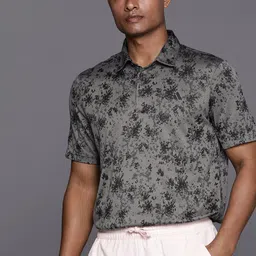 ADIDAS Men Printed Burst Jacquard Polo Collar Golf T-shirt-picture-38