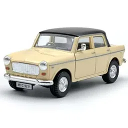 Centy Pull Back Queen 70's Taxi Toy - Beige-image-0