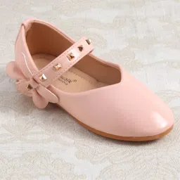 Cute Walk by Babyhug Ballerina with Velcro Closure & Bow Applique - Pink image 3