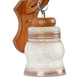 Somil Premium Designer Glass Wall / Night Lamp Elegant & Stylish Dcor Accent for Modern Interiors, color- Brown, White, Size:- 21 X 25 X 30.5 CM-picture-40