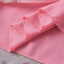 Mark & Mia Sleeveless Party Frock with Floral & Foil Print- Pink image 5