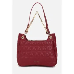 Van Heusen Women Maroon Solid Casual Shoulder Bag-picture-16