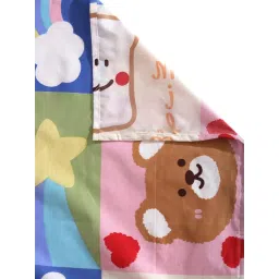 HOSTA HOMES Multi-Color Cartoon Characters 220 TC Queen Bedsheet with 2 Pillow Covers image 5
