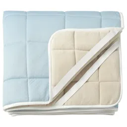ikea kejsarolvon Mattress protector, beige/blue, 180x200 cm-picture-25