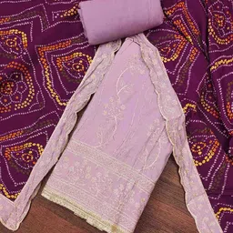 Maroosh Floral Embroidered Unstitched Dress Material-picture-23