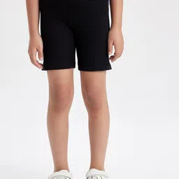 DeFacto Girls Solid High Rise Tights image 1