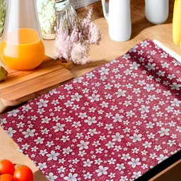 Aura Red Set of 1 Water Resistant Shelf Liner Organisers-picture-36