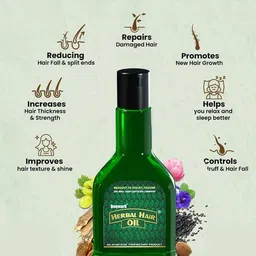 DEEMARK Set Of 2 Herbal Hair Oil With Amla - 120 ml Each image 2