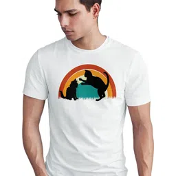 Seekbuylove Men Printed Bio Finish T-shirt image 4