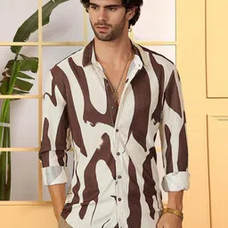 Moda Rapido Men Multi Polyester Casual Shirts image 4