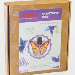 Kidoz Fabric DIY Butterfly Wings Craft Activity Kit - Cream-picture-15