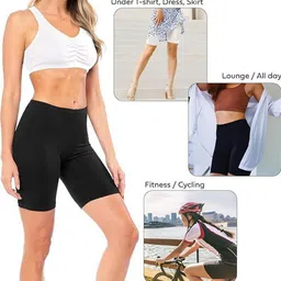 Diving Deep Women Plus Size Pack of 3 Cotton Boy Shorts Briefs image 4