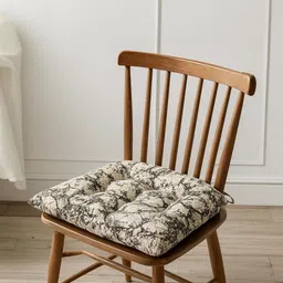 LUXEHOME INTERNATIONAL Set Of 2 Printed Square Chair Pad-picture-57