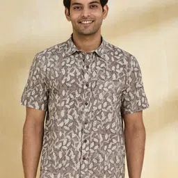 Fabindia Men Opaque Printed Casual Shirt-picture-12