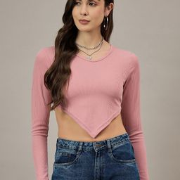 R.Code by The Roadster Life Co. Ribbed Fitted Crop Top-picture-25