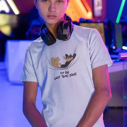 Stitchmeashirt Men Activchill Graphic Printed Round Neck Cotton T-shirt-image-45