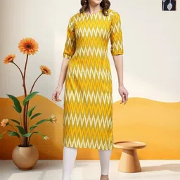 HERE&NOW Women Pack Of 2 Ethnic Motifs Printed Round Neck Straight Kurta-picture-36