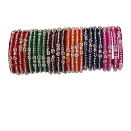 SOMIL Set Of 36 Stone-Studded Bangle image 4