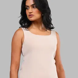 Blissclub Ribbed Square Neck Sleeveless Tank Top-picture-31