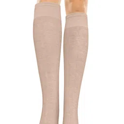 MUKHAKSH Unisex Beige Socks image 2