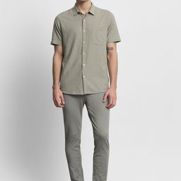Mufti Men Textured Spread Collar Cotton Casual Shirt-picture-12