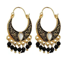 piah Gold-Plated Brass Artificial Beads Earrings-picture-35