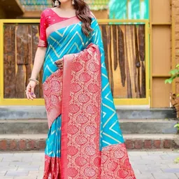 Vastravatika Zari Art Silk Kanjeevaram Saree image 2