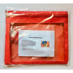 Boredom Busters Busy Bags Educational Inter Connecting Chain DIY Kit - Multicolor image 3