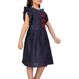 Muhuratam Girls BLENDED A-Line Dresses-image-21