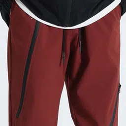 StyleCast x Revolte Men Regular Fit Mid-Rise Flat-Front Trousers image 2