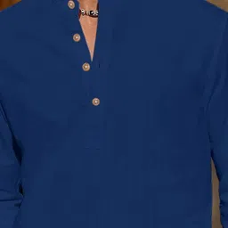AMRIT TOP WEAR Men Mandarin Collar Kurta image 4