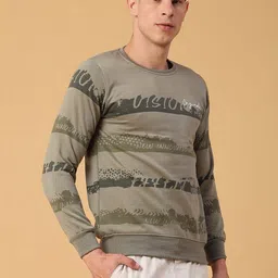 V-Mart Men Printed Sweatshirt image 2