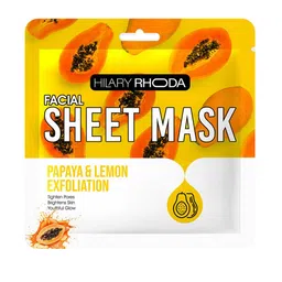 Hilary Rhoda Papaya & Lemon Exfoliation Deep Nourishment Sheet Mask - 20 g-picture-13