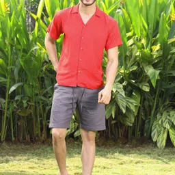 ROAR FOR GOOD Men Regular Fit Cargo Shorts image 3
