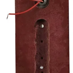 1ST TIME Brown & Brown Textured Wood Contemporary Cylinder Shaped Wall Lamp image 3