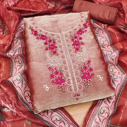 KALINI Embroidered Unstitched Dress Material-picture-39