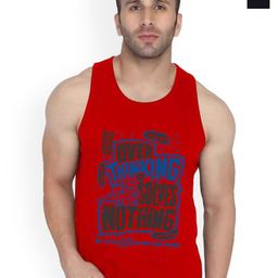 SLOWLORIS Men Pack Of 2 Round Neck Bio-Wash Gym Vests-picture-48