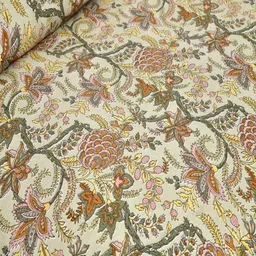 JAIPUR FABRIC Multicoloured 180 TC King Bedsheet with 2 Pillow Covers image 4