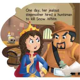 om books international Board Book Snow White  Cutout Board Book - English image 4