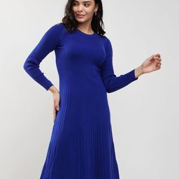 FableStreet Round Neck Jumper Knee Length Dress-picture-47