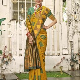 Anouk Rustic Woven Design Zari Kanjeevaram Saree-picture-4