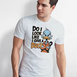 Seekbuylove Men Donald Duck Bio Finish Graphic Printed Round Neck Pure Cotton T-shirt-picture-14