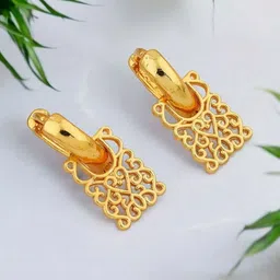 SHREE KRISHNA SHOPPING Gold-Plated Brass Earrings-picture-30